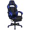 Emma and Oliver Ergonomic Gaming Chair -Recline Back/Arms, Footrest, Massaging Lumbar